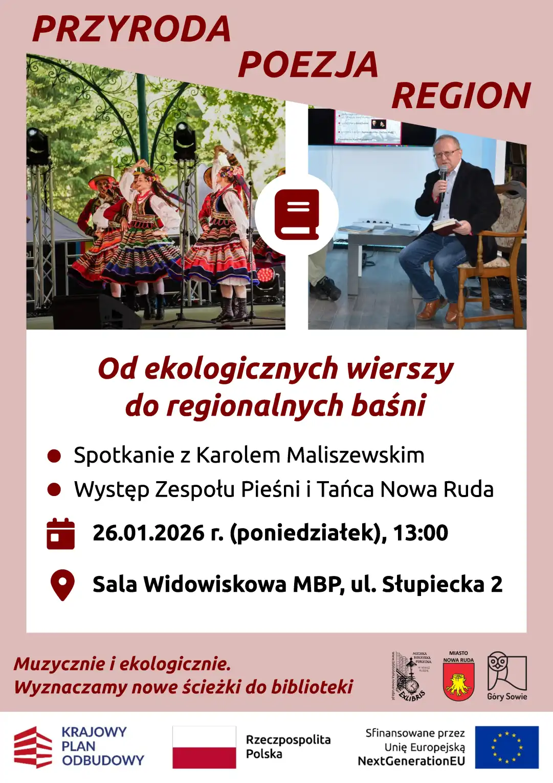 Plakat promujący spotkanie - powiększenie