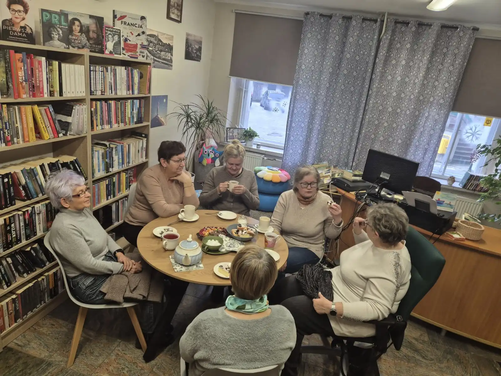 Spotkanie czytelniczek w Filii Nr 1 w Drogosławiu.