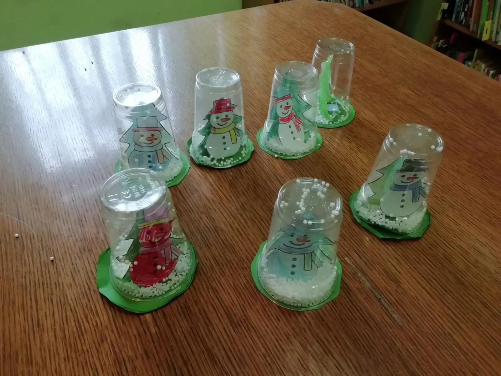 Prace dzieci wykonane podczas warsztatów.